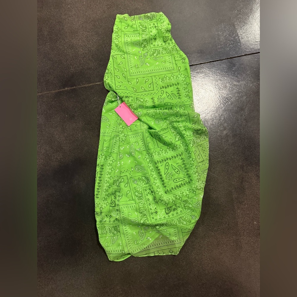 Amanda Uprichard Samba Dress  Bandana green - Picture 2 of 10